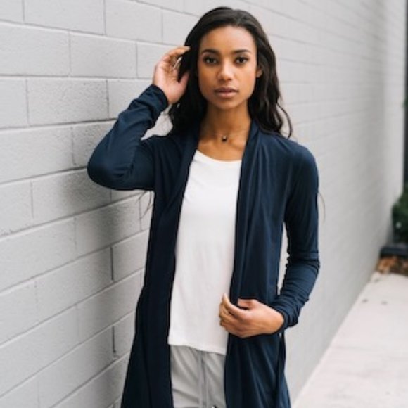 Zyia Navy Everyday Cardigan Brand 